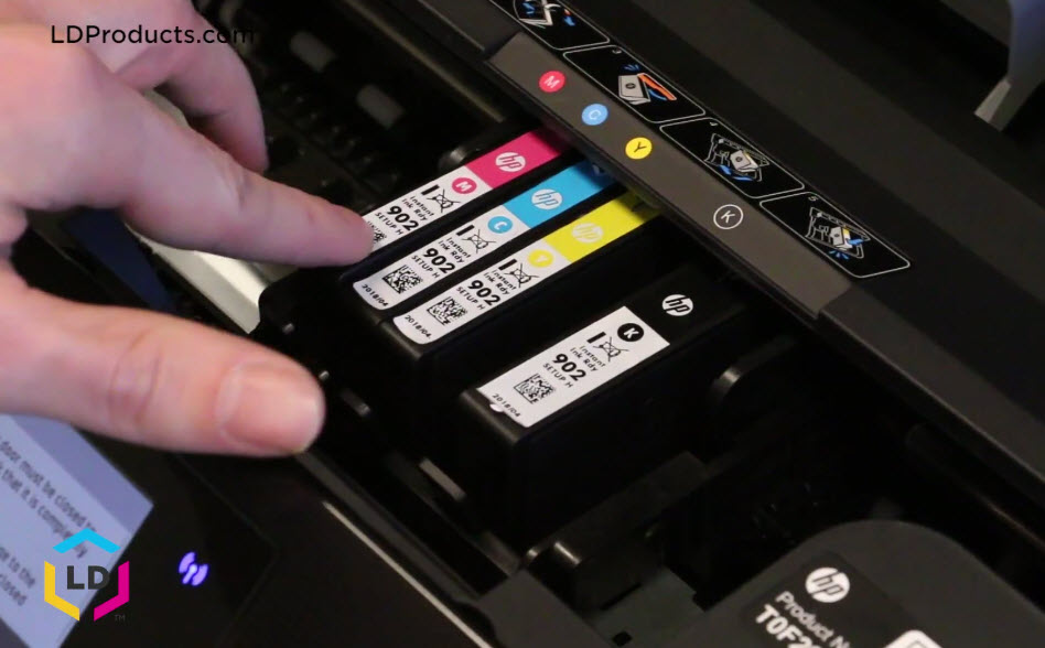 How to Install / Replace Ink Cartridges in your HP® Officejet® Pro 6978 ...