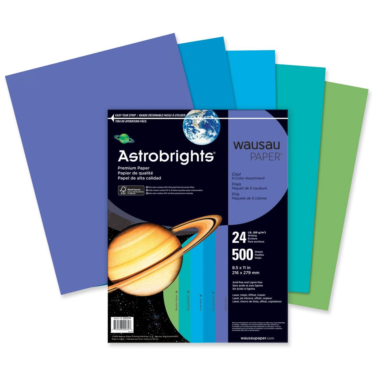 Astro Astrobrights Colored Paper - LD Products