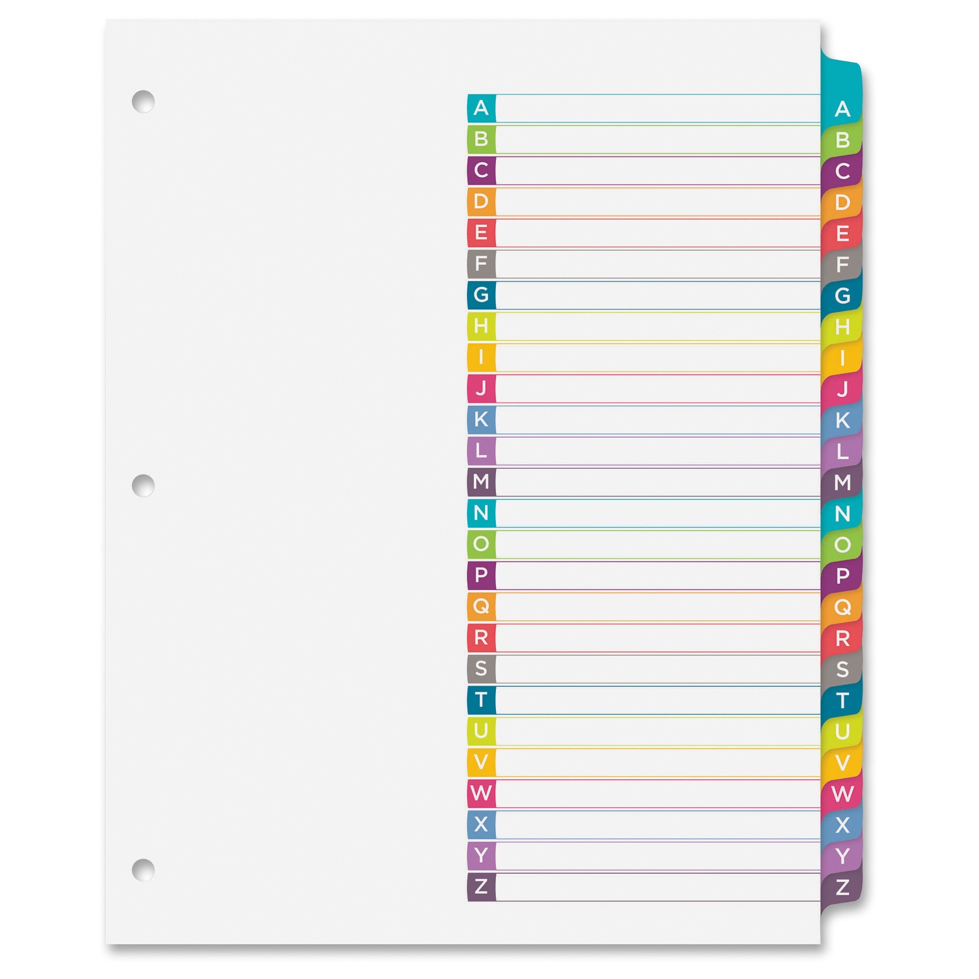 Ready Index A-Z Tab Dividers - LD Products