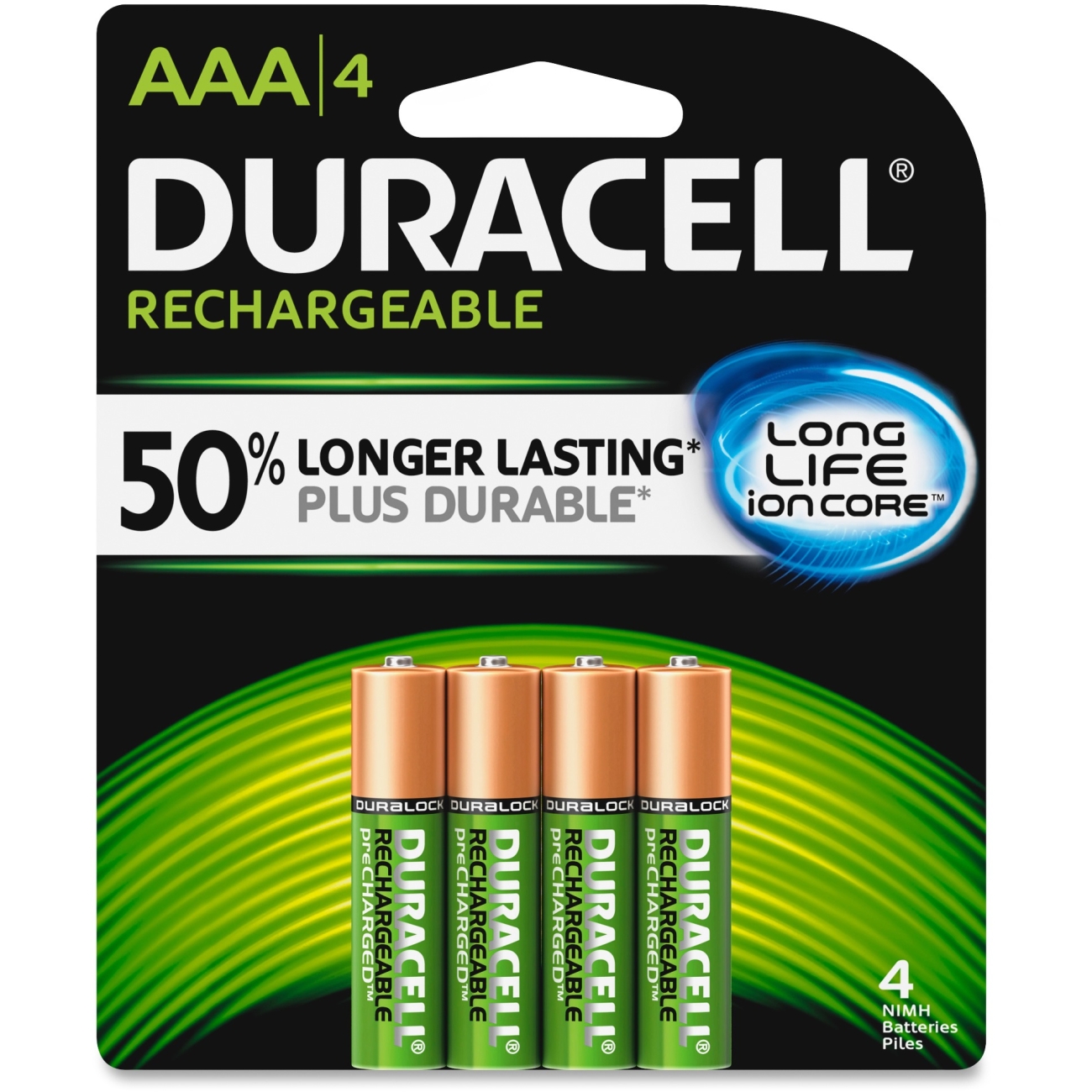 Duracell Ion Core Rechargeable AAA Batteries - 4PK - LD Products