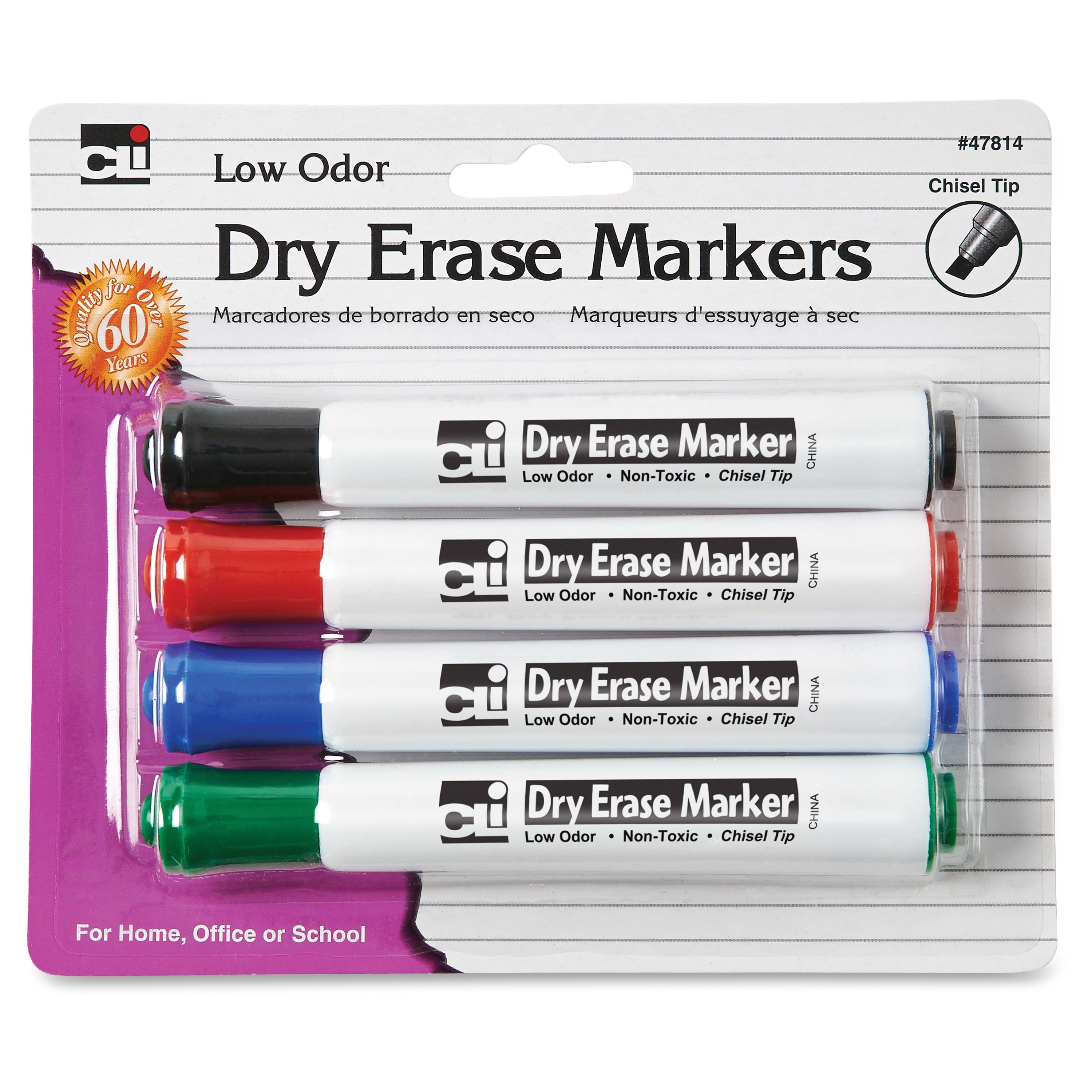 Chisel Tip Dry Erase Markers - LD Products