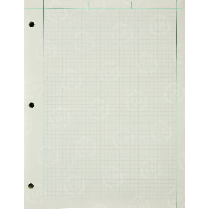 Ampad Quadrille/Graph Pad - 1 pad - 100 Sheets - 15 lb - 8.50 x 11.75 -  LD Products