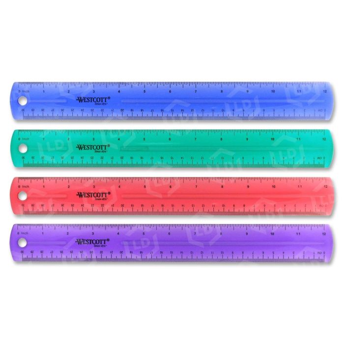 Westcott Plastic Ruler - LD Products