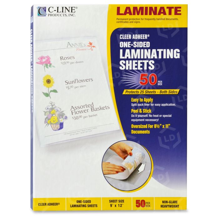 Cleer-Adheer Laminating Sheets - LD Products