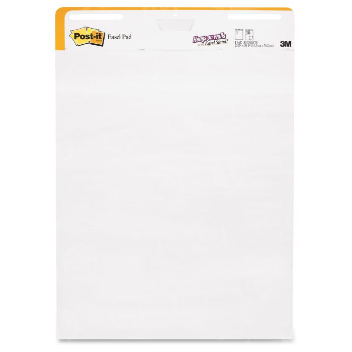  Post-it Super Sticky Easel Pad, 25 in x 30 in, White
