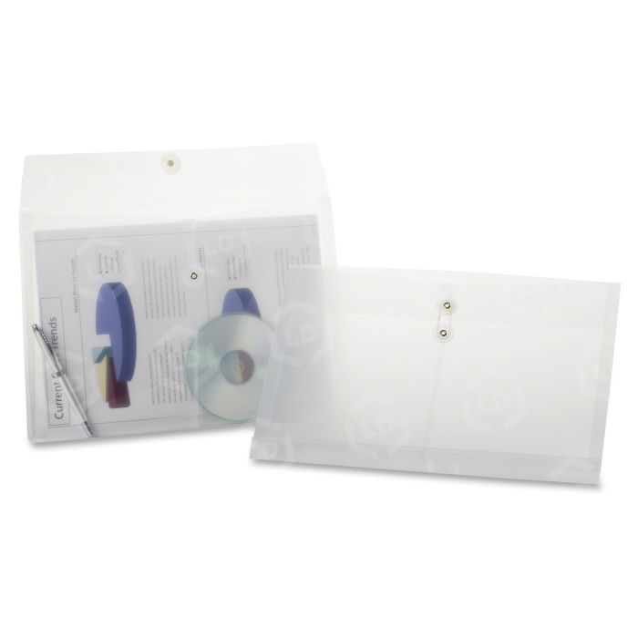 Pendaflex Legal Size Clear Poly String Envelopes per pack LD Products