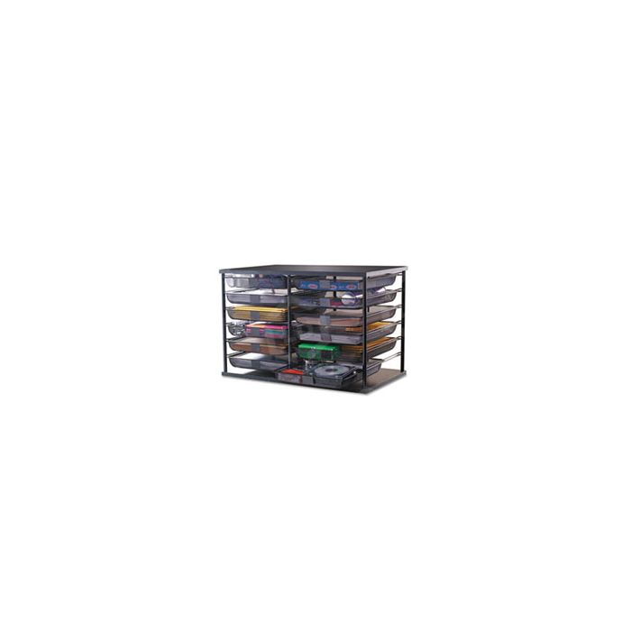 Rubbermaid 12-Compartment Organizer with Mesh Drawers - RUB1735746 