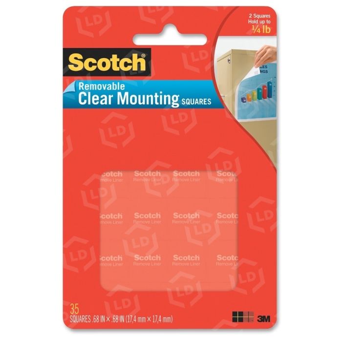 Scotch Pre-Cut Mounting Squares - LD Products
