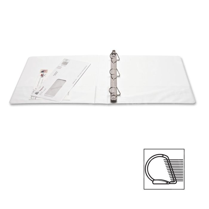 Business Source Slanted Ring Presentation Binder 