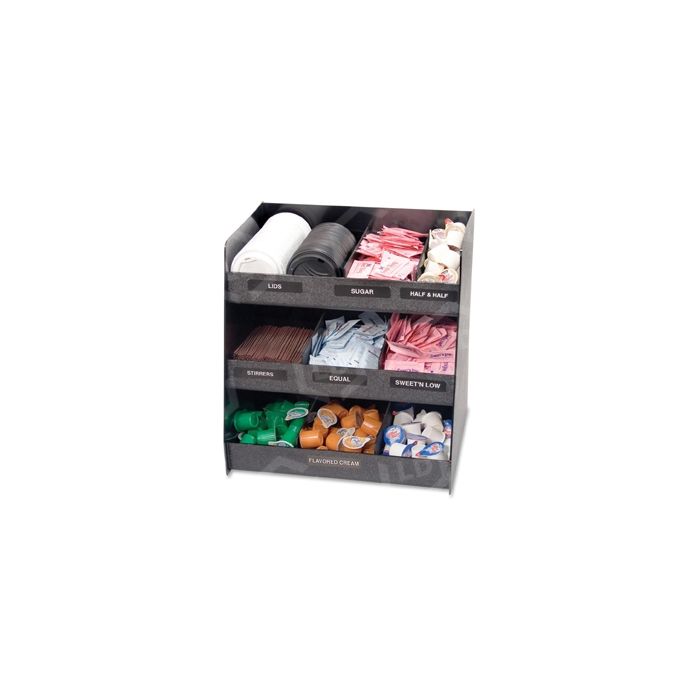 Vertiflex Black Vertical Condiment Organizer