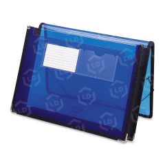 Blue Smead UltraColor Expanding Wallet Letter - 8.50" x 11" - 1 Each