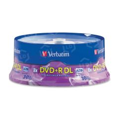 Verbatim 96542 DVD Recordable Media - DVD+R DL - 8x - 8.50 GB - 30 Pack Spindle - 30 per pack