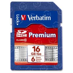 Verbatim 96808 16 GB Secure Digital High Capacity (SDHC)