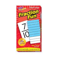 Trend Fraction Fun Flash Card - 1 per box