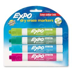 Expo Low-Odor Dry Erase Marker - 4 Pack