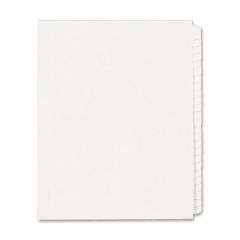 Avery Collated Blank Side Tab Divider - 25 per set