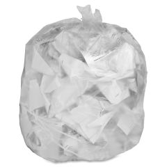 Genuine Joe Clear Trash Can Liners - 500 per box