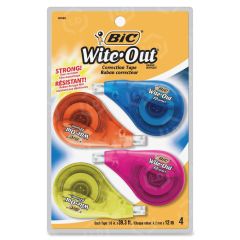 BIC Correction Tape - 4 Pack