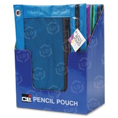 2-Pocket Mesh Pencil Pouch