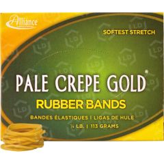 Alliance Rubber Pale Crepe Gold Rubber Band - 963 per box