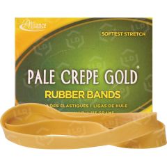 Alliance Rubber Pale Crepe Gold Rubber Band - 15 per box