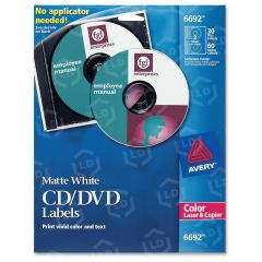 Avery Round CD/DVD Label - 30 per pack