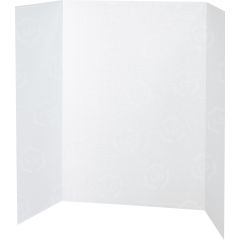 Pacon Spotlight White Headers Corrugated Presentation Board - 24 per carton