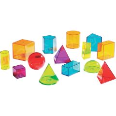 Learning Resources View Thru Geometric Solids Set - EA in each