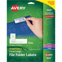 Avery 0.94" x 3.44" Rectangle TrueBlock Filing Labels (Extra-Large) - 450 per pack