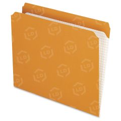 Pendaflex Reinforced Full Tab Color File Folders - 100 per box Letter - Orange