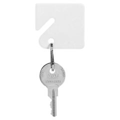 MMF Slotted Square Plastic Key Tag - 20 Per Pack
