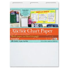 Pacon Heavy-duty Anchor Chart Paper - 4 per carton - 25 Sheets 27" x 34"