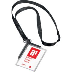 Durable Card Holder Deluxe w/Lanyard - BX per box