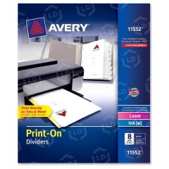 Avery Customizable Print-On Dividers - 5 per pack