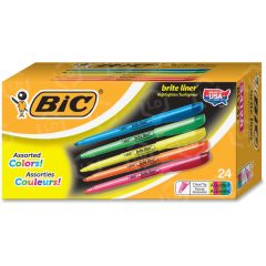 BIC Brite Liner Assorted Highlighter - 24 Pack