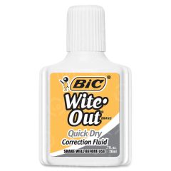 Wite-Out Quick Dry Correction Fluid - 3 per pack