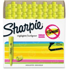 Sharpie Accent Tank Style Fluorescent Yellow Highlighters - 36 Pack
