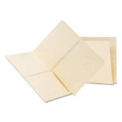Smead 24117 Manila End Tab Pocket Folders with Reinforced Tab - 25 per box