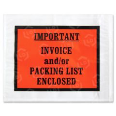 Sparco Pre-labeled Important Invoice Envelopes - 1000 per box