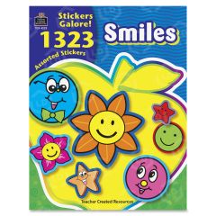 Teacher Created Resources Smiles Sticker Book - 1323 per pack