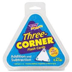 Trend Three-Corner Flash Cards - 1 per set