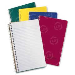 Oxford 3-subject Small Wirebound Notebook - 150 Sheets - 15 lb  - 6" x 9.50" -  White Paper