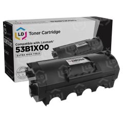 Lexmark Compatible 53B1X00 Extra High Yield Black Toner