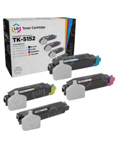 Compatible Kyocera Mita TK-5152 (Bk, C, M, Y) Set of 4 Toner Cartridges