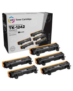 Comp Kyocera TK-1242 Black Toner 5-Pack