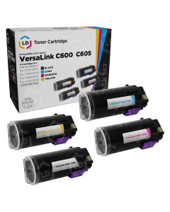 Compatible Xerox VersaLink C600/C605 (Bk, C, M, Y) Set of 4 HY Toners