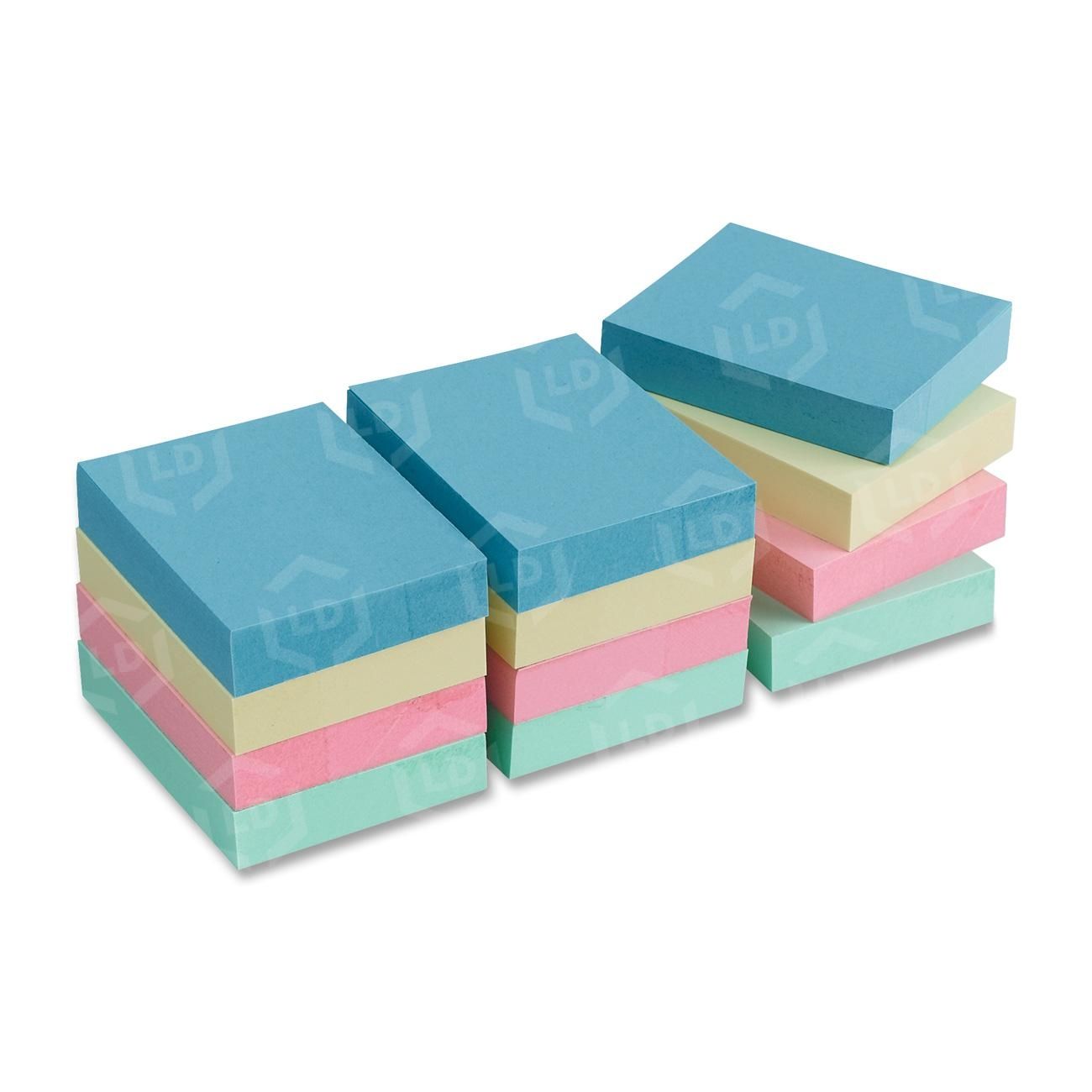 Post-it® 540 notes adhésives repositionnables 76x76mm Assorti