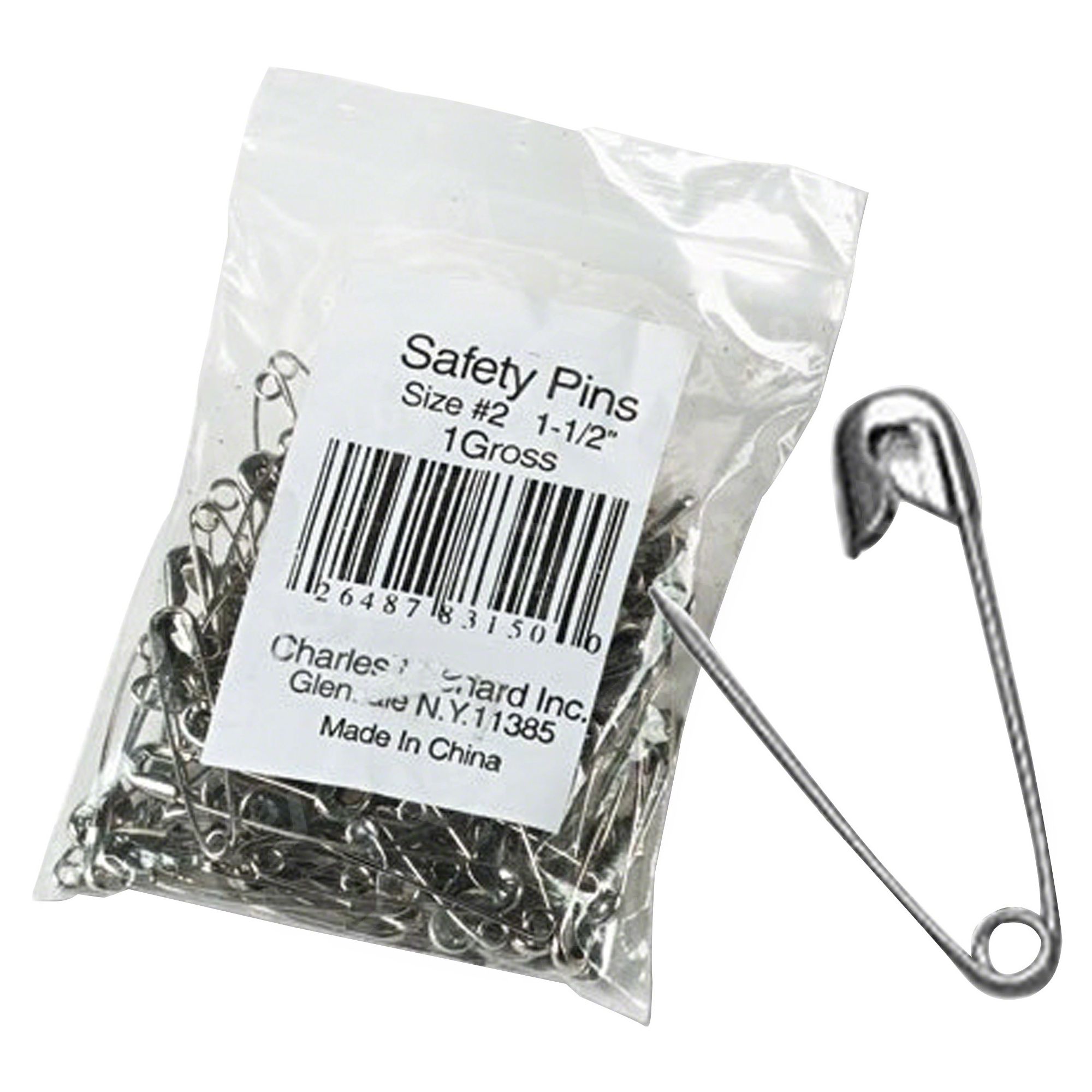 School Health Safety Pins Assorted 50/Package