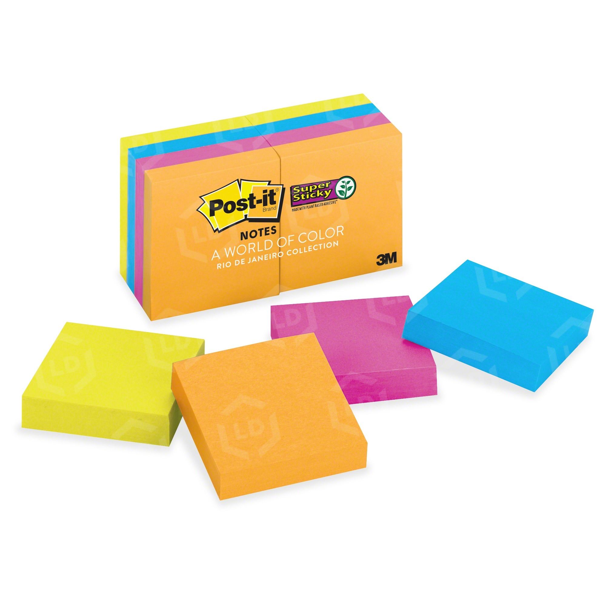 Post-it Jewel Pop Super Sticky Notes, Assorted