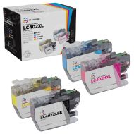 Compatible LC402XL 4 Piece Set of Ink for Brother
